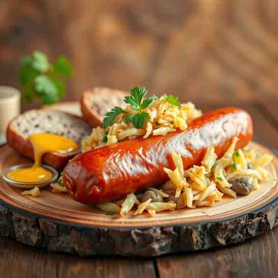 Classic German Sausage with Sauerkraut Recipe | Make Today